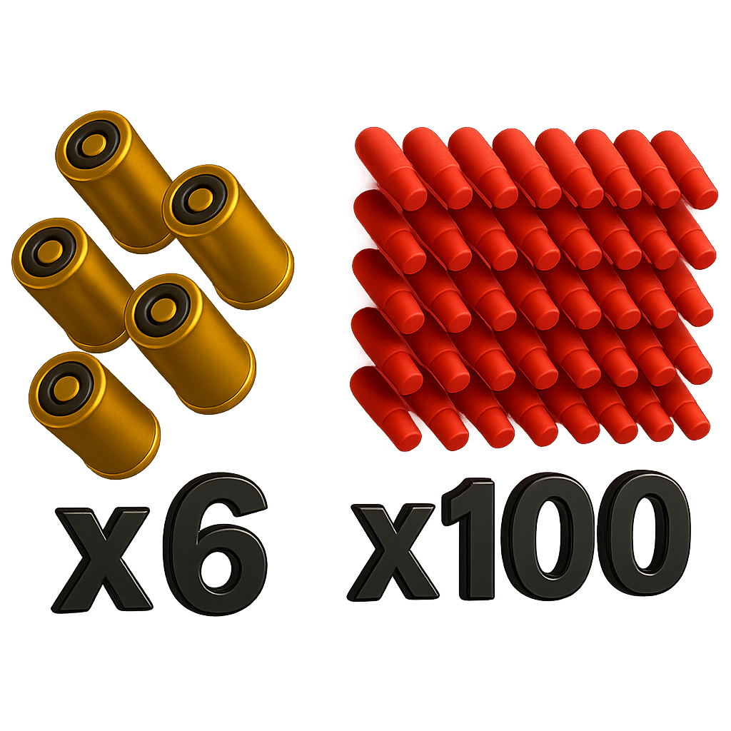 Extra Darts + Casings