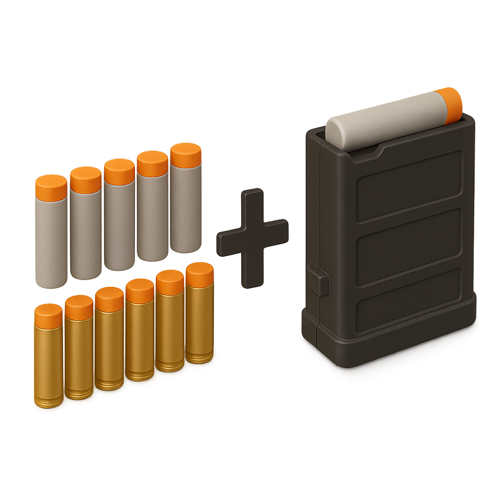 Zusätzliche Munition + zusätzliches Magazin für Scharfschützen