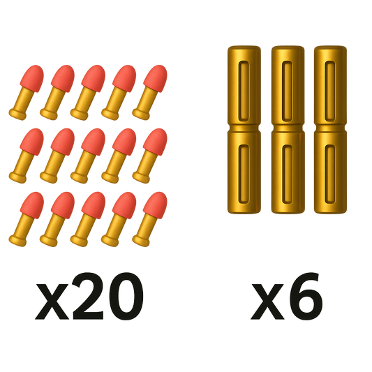 Revolver mit zusätzlicher Munition